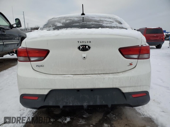 2020 Kia Rio S with VIN 3KPA24AD6LE294023, listed as a Copart auction lot 88007915 with 82,689 mi miles and Salvage Title. Bid and sale history available at carsss.com. Image 6.