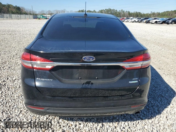 2017 Ford Fusion SE with VIN 3FA6P0HD6HR387426, listed as a Copart auction lot 49745735 with 112,268 mi miles and Salvage Title. Bid and sale history available at carsss.com. Image 6.