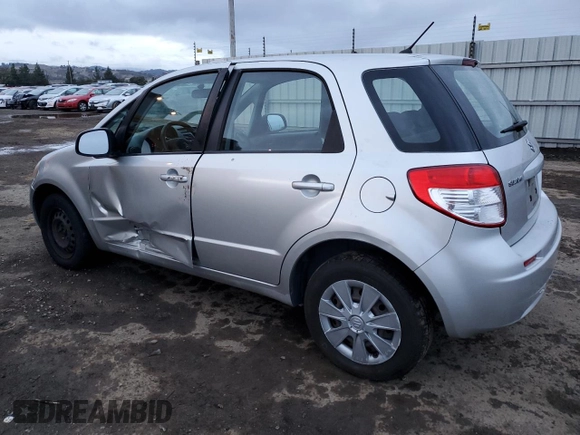 2007 Suzuki SX4 with VIN JS2YA411775100842, listed as a Copart auction lot 84701624 with 131,717 mi miles and Salvage Title. Bid and sale history available at carsss.com. Image 2.