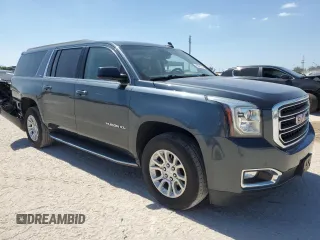 2019 GMC Yukon XL SLT with VIN 1GKS1GKC6KR289880, listed as a Copart auction lot 48006125 with 82,189 mi miles and Salvage Title. Bid and sale history available at carsss.com. Image 4.