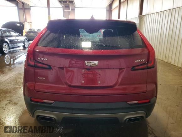 2019 Cadillac XT4 AWD Premium Luxury with VIN 1GYFZDR4XKF103773, listed as a Copart auction lot 47751935 with 98,705 mi miles and Salvage title. Bid and sale history available at DreamBid. Image 6.