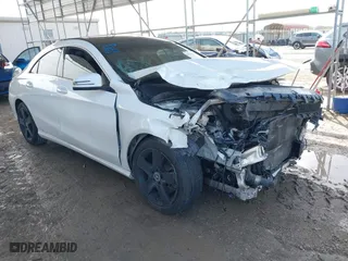 2019 Mercedes-Benz CLA with VIN WDDSJ4EB0KN736164, listed as a IAAI auction lot 41568460 with 64,667 mi miles. Bid and sale history available at carsss.com. Image 1.