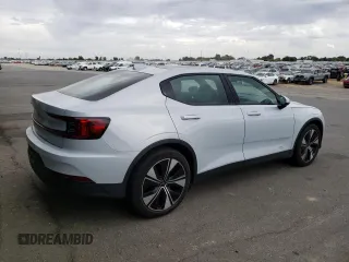 2023 Polestar 2 with VIN YSMEG3KA7PL131058, listed as a Copart auction lot 72282134 with 38,236 mi miles and Salvage Title. Bid and sale history available at carsss.com. Image 3.