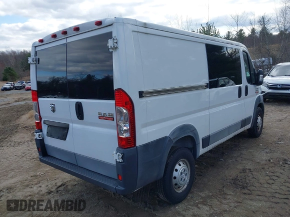 2016 Ram ProMaster Cargo with VIN 3C6TRVAG4GE106973, listed as a IAAI auction lot 41979513 with 177,097 mi miles and . Bid and sale history available at DreamBid. Image 4.