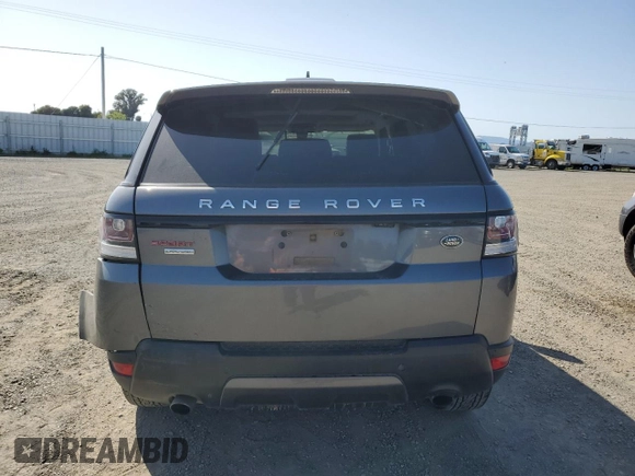 2016 Land Rover Range Rover Sport Dynamic with VIN SALWR2EF0GA581747, listed as a Copart auction lot 52341275 with Not Provided miles and Salvage Title. Bid and sale history available at DreamBid. Image 6.