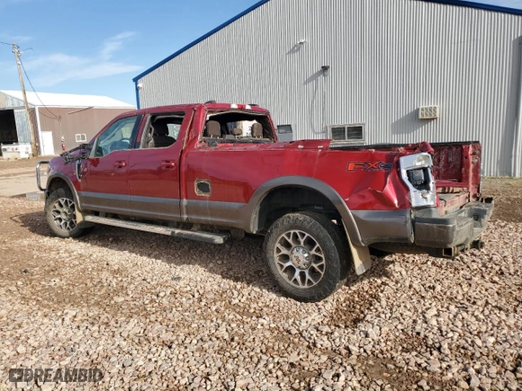 2022 Ford Super Duty F-250 SRW XL with VIN 1FT7W2BN5NEG41141, listed as a Copart auction lot 52108745 with 52,619 mi miles and Salvage Title. Bid and sale history available at carsss.com. Image 2.