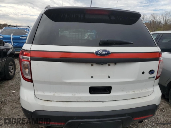 2013 Ford Utility Police Interceptor with VIN 1FM5K8AR0DGA42379, listed as a Copart auction lot 65809484 with 56,955 mi miles and Salvage Title. Bid and sale history available at carsss.com. Image 6.