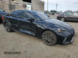 2020 Lexus IS with VIN JTHG81F24L5042702, listed as a Copart auction lot 48984674 with 45,470 mi miles. Bid and sale history available at carsss.com. Image 4.