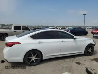 2016 Hyundai Genesis 3.8L with VIN KMHGN4JE9GU111176, listed as a Copart auction lot 48830564 with 113,648 mi miles. Bid and sale history available at carsss.com. Image 3.