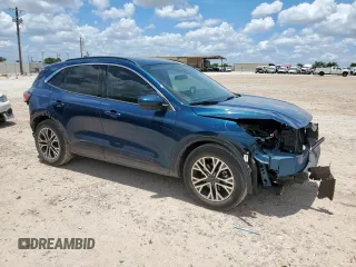 2020 Ford Escape SEL with VIN 1FMCU0H61LUA31969, listed as a Copart auction lot 62408675 with 53,220 mi miles and Salvage title. Bid and sale history available at DreamBid. Image 4.