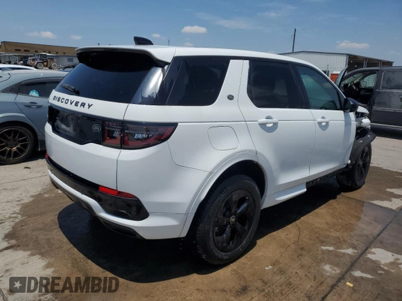 2020 Land Rover Discovery Sport S R-Dynamic with VIN SALCT2FX2LH833799, listed as a Copart auction lot 59515224 with 12,843 mi miles and Salvage Title. Bid and sale history available at carsss.com. Image 3.
