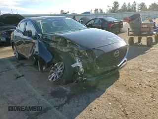 2021 Mazda 3 2.0 with VIN 3MZBPAA74MM207075, listed as a Copart auction lot 86731134 with 52,175 mi miles and Salvage Title. Bid and sale history available at DreamBid. Image 10.