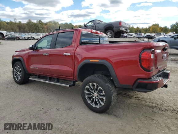 2023 GMC Canyon 4WD Denali with VIN 1GTP6FEK8P1175370, listed as a Copart auction lot 75209964 with 7,795 mi miles and Salvage Title. Bid and sale history available at carsss.com. Image 2.