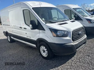 2019 Ford Transit with VIN 1FTYE2CM7KKB50581, listed as a Copart auction lot 42755645 with 117,154 mi miles and Clean Title. Bid and sale history available at carsss.com. Image 1.