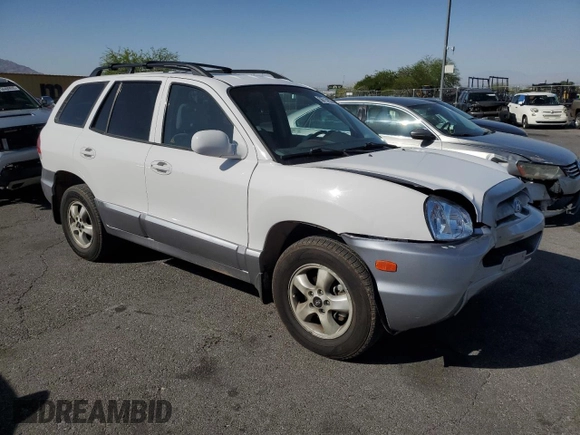 2005 Hyundai Santa Fe GLS z VIN KM8SC13E05U916508, wystawiony jako Copart lot #56714265 z przebiegiem 93 782 mil mil oraz Szkoda całkowita • Salvage title. Historia ofert i sprzedaży dostępna na DreamBid. Obrazek 4.