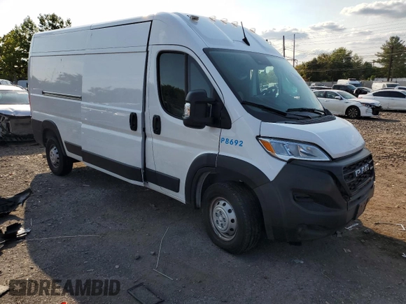 2023 Ram ProMaster Cargo with VIN 3C6LRVDG8PE565077, listed as a Copart auction lot 71310694 with Not Provided miles and Salvage Title. Bid and sale history available at carsss.com. Image 4.