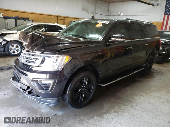 2020 Ford Expedition Max XLT with VIN 1FMJK1JT0LEA45939, listed as a Copart auction lot 55393735 with 59,266 mi miles and Clean title. Bid and sale history available at DreamBid. Image 1.