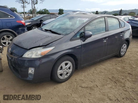 2010 Toyota Prius II with VIN JTDKN3DU4A0040818, listed as a Copart auction lot 53469145 with Not Provided miles and Clean Title. Bid and sale history available at DreamBid. Image 1.