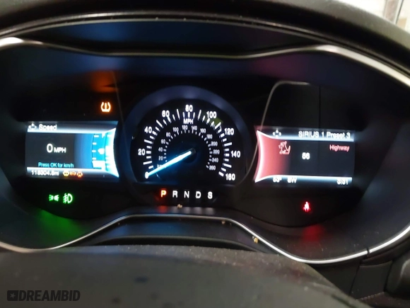 2018 Ford Fusion Titanium with VIN 3FA6P0D97JR271966, listed as a IAAI auction lot 41722535 with 118,304 mi miles. Bid and sale history available at carsss.com. Image 7.