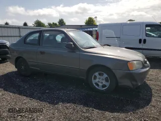 2001 Hyundai Accent GL with VIN KMHCG35C91U131429, listed as a Copart auction lot 65850374 with 46,282 mi miles and Clean Title. Bid and sale history available at carsss.com. Image 4.