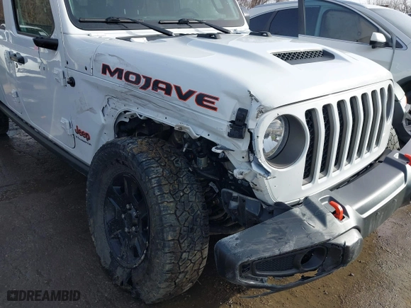 2023 Jeep Gladiator Mojave with VIN 1C6JJTEG6PL575342, listed as a IAAI auction lot 41785481 with 25,093 mi miles. Bid and sale history available at carsss.com. Image 6.