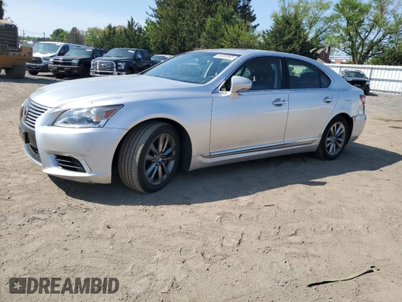 2013 Lexus LS 460 with VIN JTHCL5EF2D5019526, listed as a Copart auction lot 55359565 with 115,173 mi miles and Salvage title. Bid and sale history available at DreamBid. Image 1.