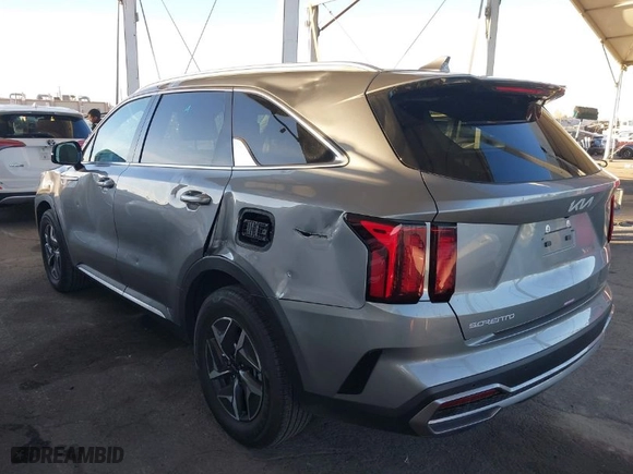 2023 Kia Sorento Hybrid EX with VIN KNDRH4LG4P5161089, listed as a IAAI auction lot 41422349 with 25,272 mi miles. Bid and sale history available at carsss.com. Image 3.