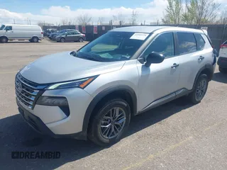 2024 Nissan Rogue S with VIN 5N1BT3AB1RC688406, listed as a IAAI auction lot 41949776 with 21,847 mi miles. Bid and sale history available at carsss.com. Image 2.