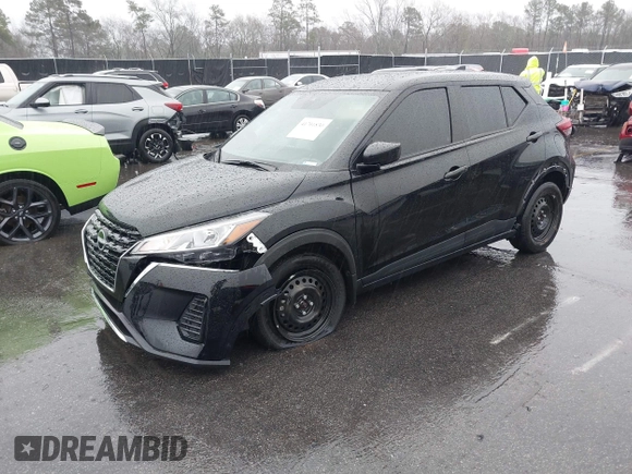 2023 Nissan Kicks S with VIN 3N1CP5BV9PL540140, listed as a IAAI auction lot 41701830 with 28,156 mi miles. Bid and sale history available at carsss.com. Image 2.