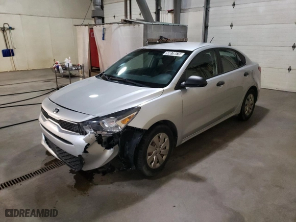2018 Kia Rio LX with VIN 3KPA24AB7JE065782, listed as a Copart auction lot 50078075 with 59,353 mi miles and Clean Title. Bid and sale history available at carsss.com. Image 1.