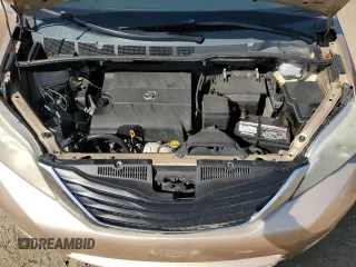 2011 Toyota Sienna LE AAS with VIN 5TDKK3DC6BS086570, listed as a Copart auction lot 54724385 with 157,530 mi miles and Salvage Title. Bid and sale history available at DreamBid. Image 12.
