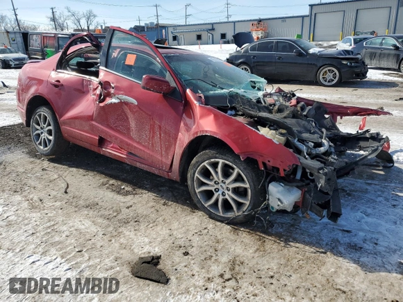 2012 Ford Fusion SEL with VIN 3FAHP0JA4CR363885, listed as a Copart auction lot 45914265 with Not provided miles and Salvage title. Bid and sale history available at DreamBid. Image 4.