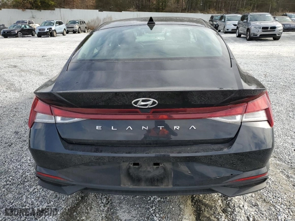 2022 Hyundai Elantra SE with VIN 5NPLL4AG6NH053254, listed as a Copart auction lot 45707335 with 89,283 mi miles and Salvage Title. Bid and sale history available at carsss.com. Image 6.