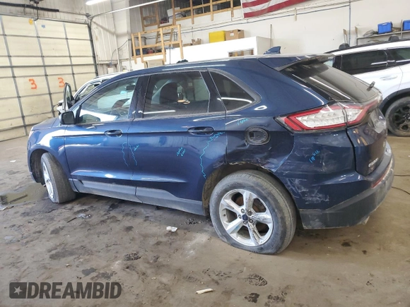 2017 Ford Edge SE with VIN 2FMPK4G94HBC42056, listed as a Copart auction lot 50370635 with 168,754 mi miles and Salvage Title. Bid and sale history available at carsss.com. Image 2.