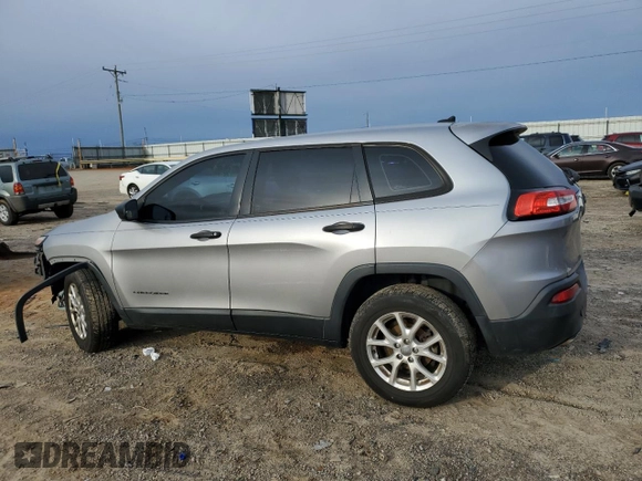 2014 Jeep Cherokee Sport with VIN 1C4PJLAB1EW123520, listed as a Copart auction lot 47265765 with 158,934 mi miles and Salvage Title. Bid and sale history available at DreamBid. Image 2.