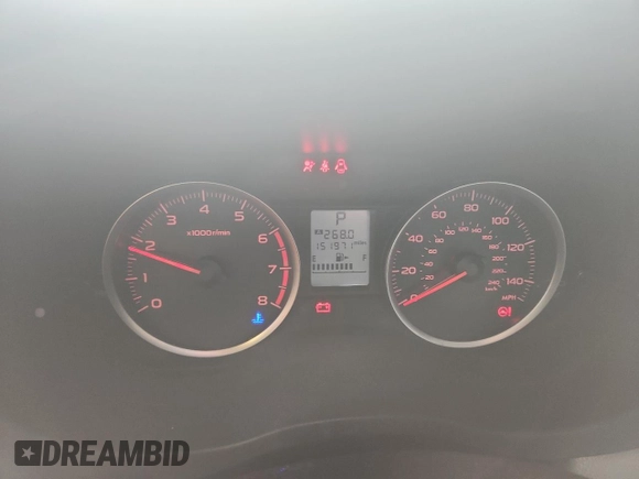 2015 Subaru Forester 2.5i with VIN JF2SJABC4FH823531, listed as a Copart auction lot 61083875 with 151,971 mi miles and Salvage title. Bid and sale history available at DreamBid. Image 9.