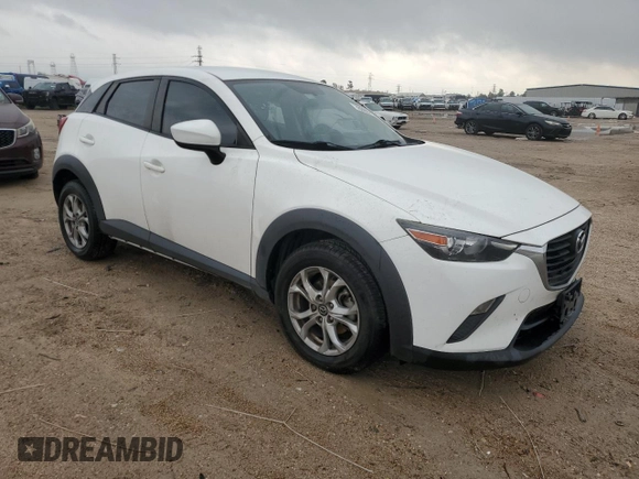 2017 Mazda CX-3 Sport with VIN JM1DKDB7XH0154076, listed as a Copart auction lot 86657104 with 87,655 mi miles and Salvage Title. Bid and sale history available at carsss.com. Image 4.