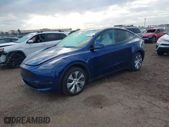 2023 Tesla Model Y Long Range with VIN 7SAYGDEE6PF947827, listed as a IAAI auction lot 41443524 with 12,381 mi miles and . Bid and sale history available at DreamBid. Image 19.