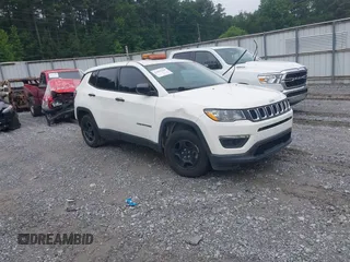 2019 Jeep Compass Sport with VIN 3C4NJCAB7KT646551, listed as a IAAI auction lot 42603669 with 73,110 mi miles and . Bid and sale history available at DreamBid. Image 1.