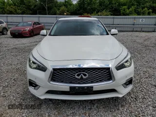 2021 Infiniti Q50 Luxe with VIN JN1EV7BR5MM753035, listed as a Copart auction lot 58970045 with 62,927 mi miles and Salvage title. Bid and sale history available at DreamBid. Image 5.