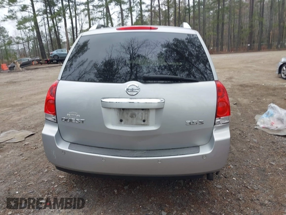 2009 Nissan Quest SL with VIN 5N1BV28U59N105982, listed as a IAAI auction lot 41795063 with 127,008 mi miles. Bid and sale history available at carsss.com. Image 17.