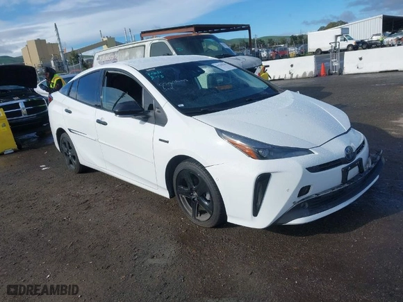 2022 Toyota Prius L Eco with VIN JTDKAMFU6N3169839, listed as a IAAI auction lot 41788781 with 60,304 mi miles. Bid and sale history available at carsss.com. Image 1.