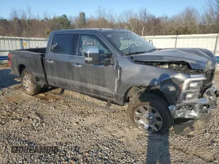 2024 Ford Super Duty F-250 SRW XL with VIN 1FT7W2BT5REF07525, listed as a Copart auction lot 46691705 with 0 mi miles and Salvage Title. Bid and sale history available at carsss.com. Image 4.