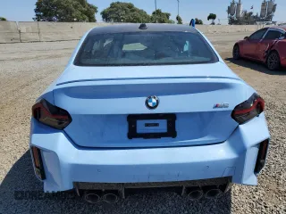 2024 BMW M2 with VIN 3MF13DM08R8E56146, listed as a Copart auction lot 66716824 with 782 mi miles and Salvage Title. Bid and sale history available at carsss.com. Image 6.