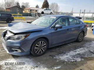 2018 Subaru Legacy Premium with VIN 4S3BNAF68J3042251, listed as a Copart auction lot 46332565 with 77,655 mi miles and Salvage Title. Bid and sale history available at carsss.com. Image 1.