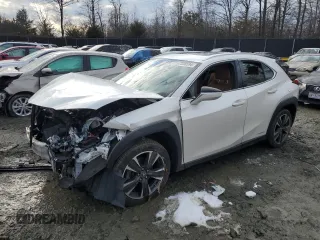2020 Lexus UX with VIN JTHP9JBH3L2021736, listed as a Copart auction lot 87338594 with 0 mi miles and Salvage Title. Bid and sale history available at carsss.com. Image 1.