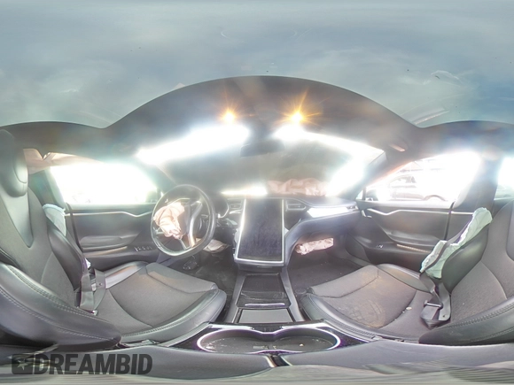 2017 Tesla Model S 60 z VIN 5YJSA1E15HF218686, wystawiony jako Copart lot #44689465 z przebiegiem 101 964 mil mil oraz Szkoda całkowita • Salvage title. Historia ofert i sprzedaży dostępna na DreamBid. Obrazek 12.