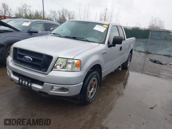 2005 Ford F-150 STX with VIN 1FTRX12W55FB28555, listed as a IAAI auction lot 41985722 with 87,833 mi miles. Bid and sale history available at carsss.com. Image 2.