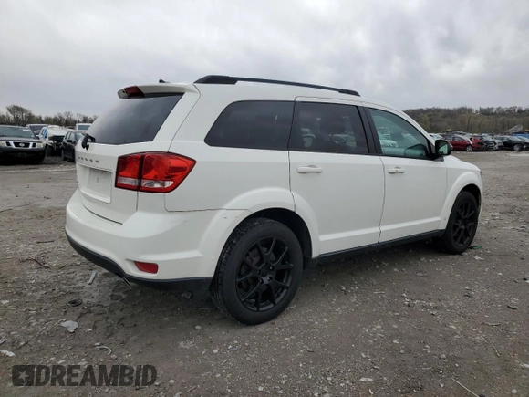 2017 Dodge Journey SXT with VIN 3C4PDCBG8HT545764, listed as a Copart auction lot 50450415 with 104,416 mi miles and Salvage Title. Bid and sale history available at carsss.com. Image 3.