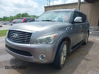 2013 Infiniti QX56 with VIN JN8AZ2NE4D9060623, listed as a IAAI auction lot 42231609 with 229,360 mi miles and . Bid and sale history available at DreamBid. Image 17.